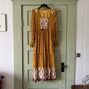 Square Neck, Midi, Piper and Scoot Dress
